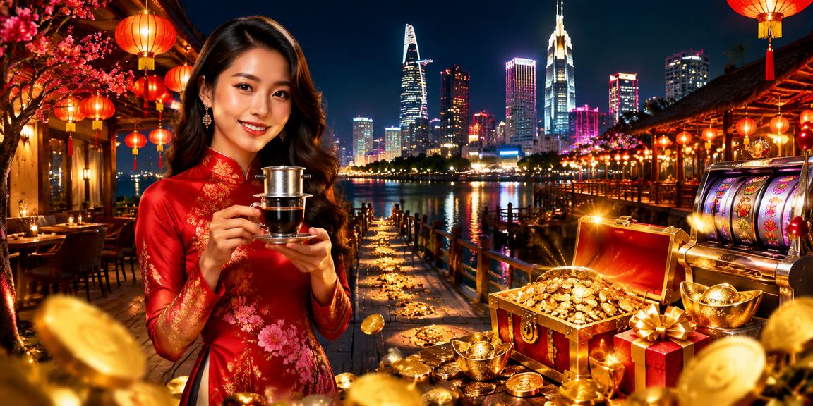 Cảnh chơi slot game tại Hồ Chí Minh